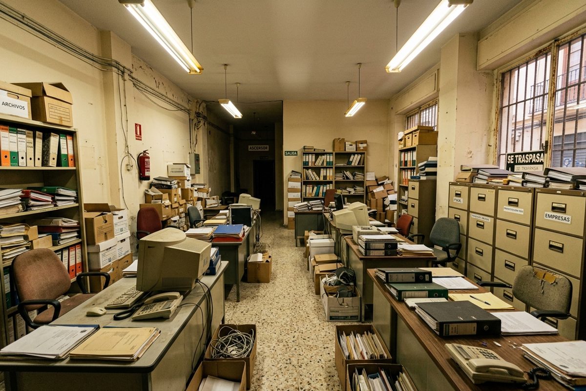 Carpetas y documentos de un piso heredado clasificados en Salamanca